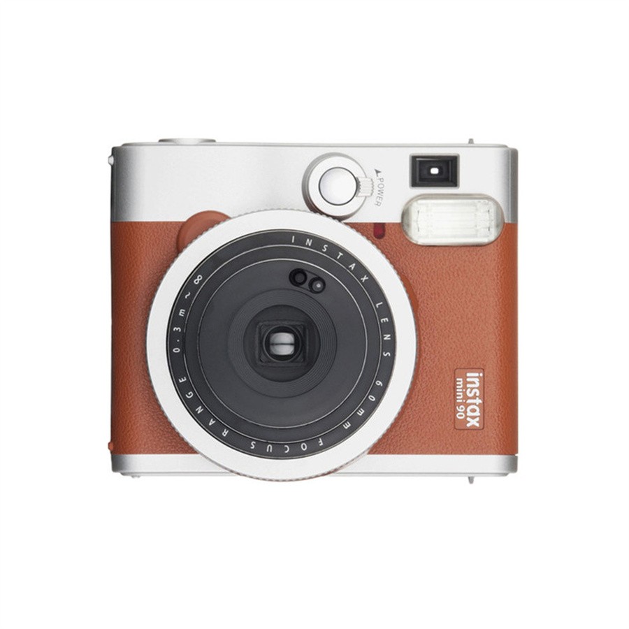 富士instax mini 90 拍立得相机 复古棕色相机 1台
