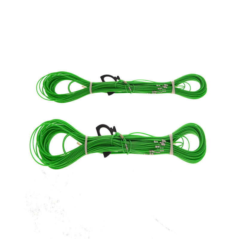 尼龙测量绳 100m 测距绳尺 绿色(一根装)